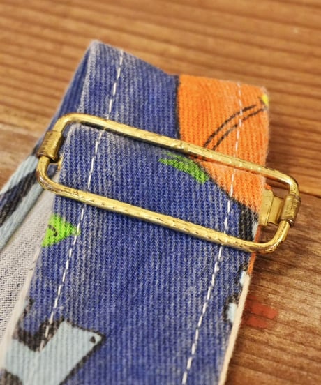 70s 『LIBERTY』 “HEE HAW” 総柄 オーバーオール / size W48 L36