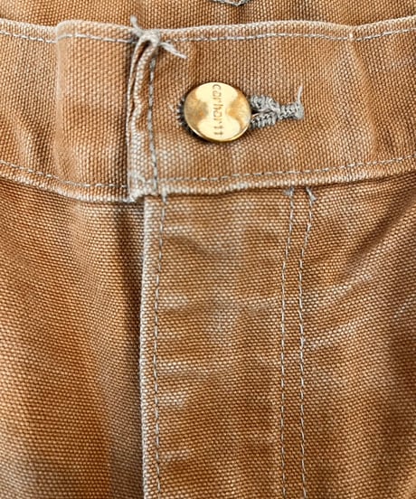 00s 『Carhartt』 ダブルニー ブラウンダックパンツ made in USA / size W31L30