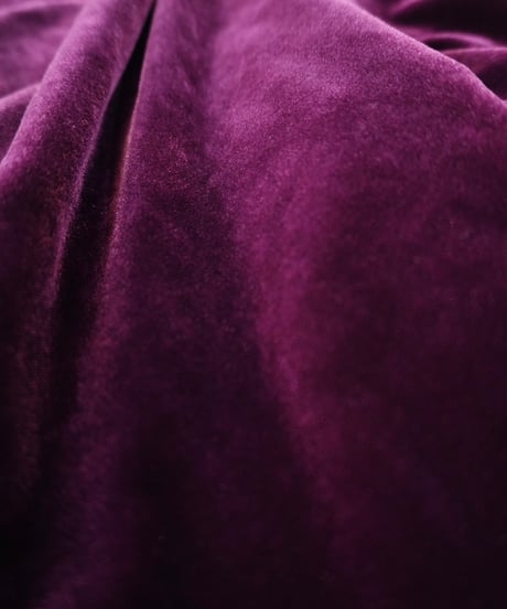 90s Deep Purple Velour Long Skirt