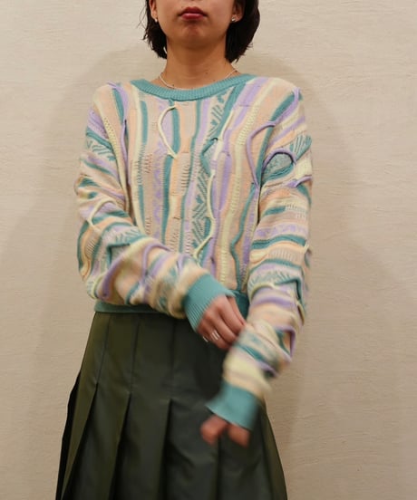 Pastel 3D Short Knit