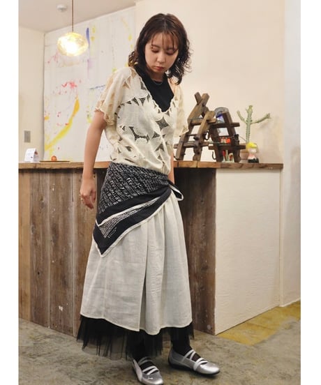 Cut Lace Cotton Dress