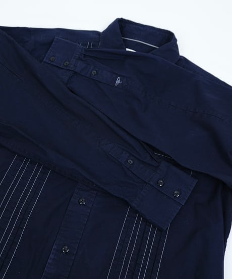 "MARC ECKŌ" pin tuck Stitched shirt / size L