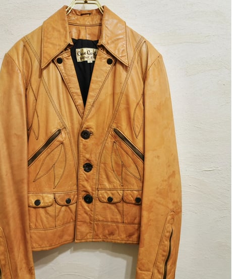 70s 『Crae Carlyle』 “ROVER” Style Leather Jacket