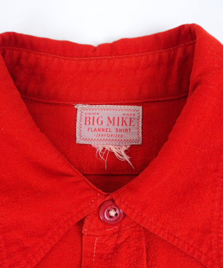 50s "BIG MIKE" Plain chamois cloth shirt