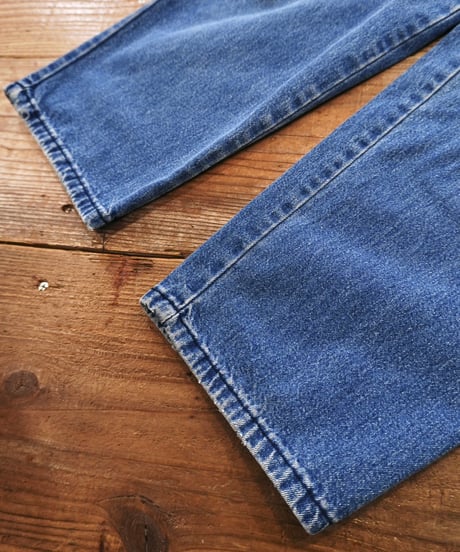 80s-90s Denim Tapered Easy Pants