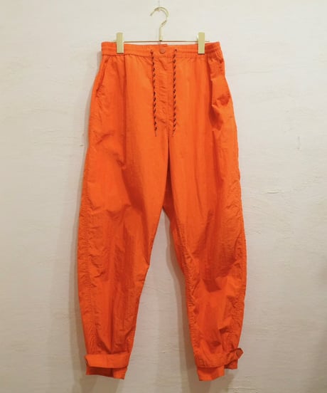 00s Orange Nylon Track pants