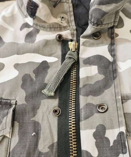 Monotone Camouflage pattern M-65 type Jacket