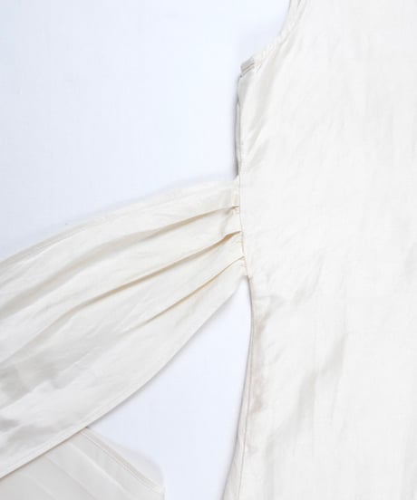 Cross-Wrap Silk Peplum Vest