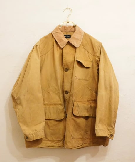 40-50s 『Dry bak』 ダック地 ハンティングジャケット / size 40 程度