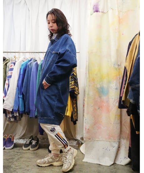 90s Denim Cocoon Coat