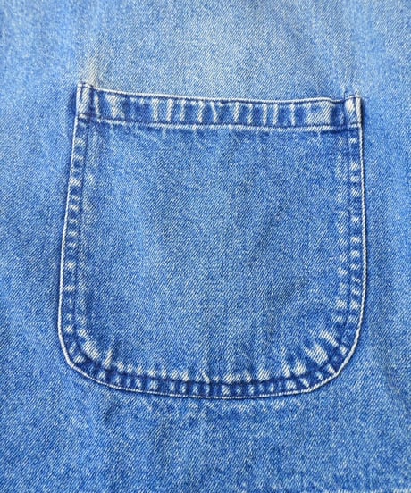90s 『Hasting＆Smith』  Denim Chinese style coveralls