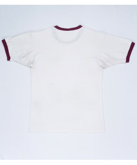 60-70s "Champion Products Tag" Texas A&M Compass Logo Ringer T-Shirt / size L
