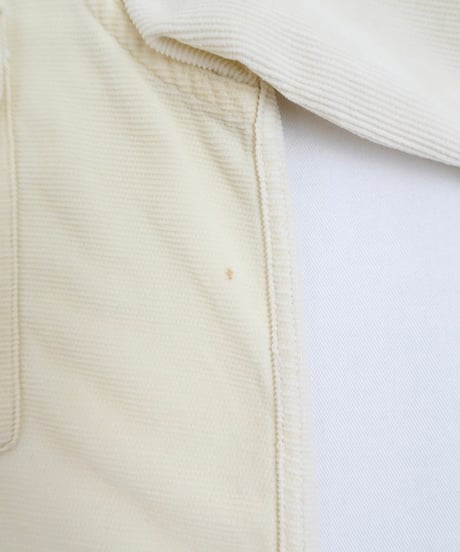 50s "Samsons" Open-collar corduroy shirt / size S