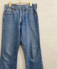 80s 『Levi's 517』 ブーツカット 内股シングル 黒カン / size W31L30程度