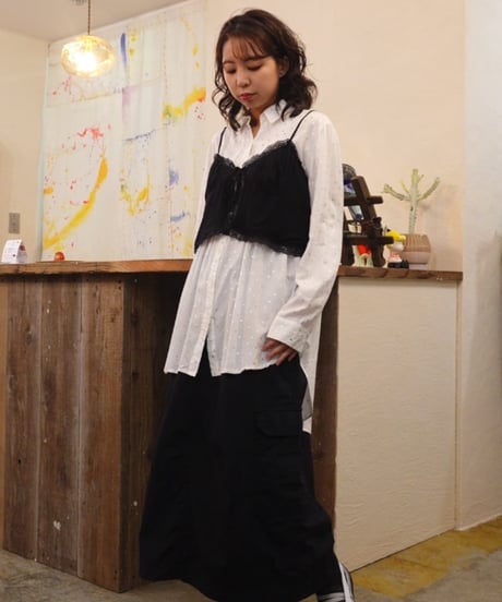 Heart Dot Peplum Shirt