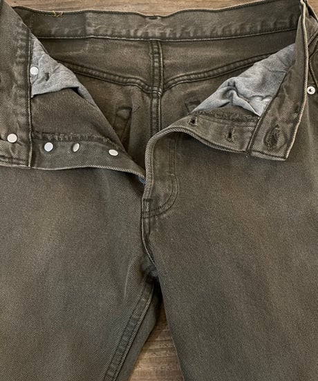 00s 『Levi's 501』 後染め カーキ ”Made in USA” / size W31L32