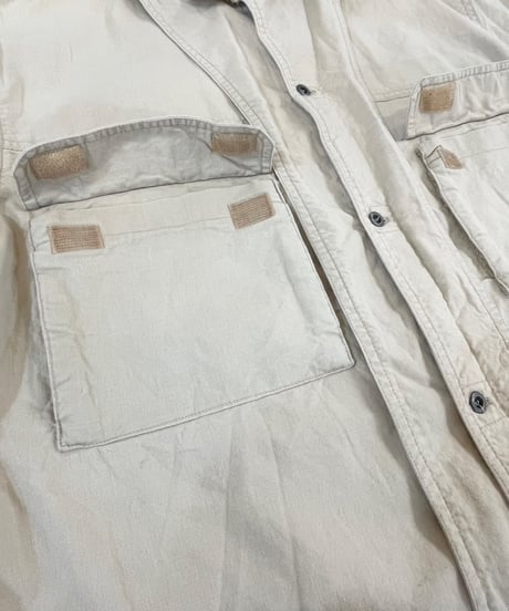 "UNKNOWN" Beige Odd shaped shirt