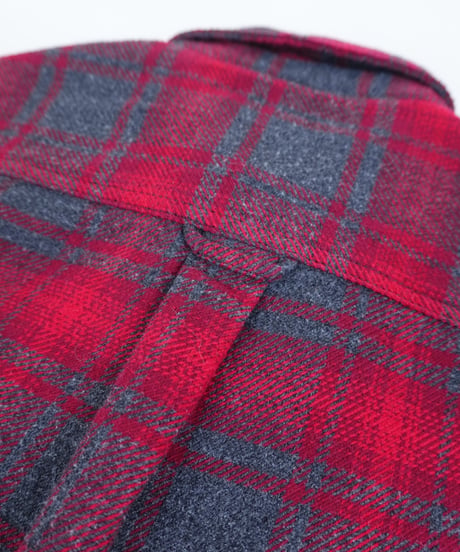 00s “ORVIS” Red Shadow Check Flannel shirt with pockets / size S