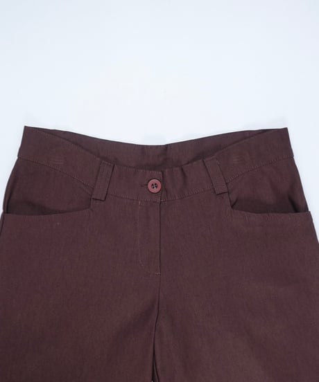 -90's Brown Stretch Flare Pants