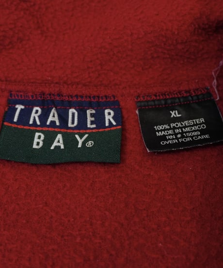 90~00s 『TRADER BAY』 Red Fleece vest