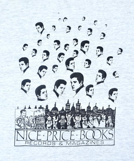 90s "Nice Price Books & Records" Elvis Printed T-shirt