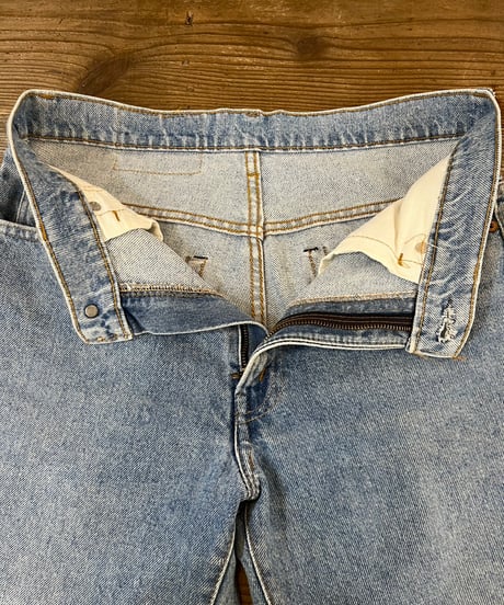 80s 『Levi's 517』 ブーツカット 内股シングル 黒カン / size W31L30程度