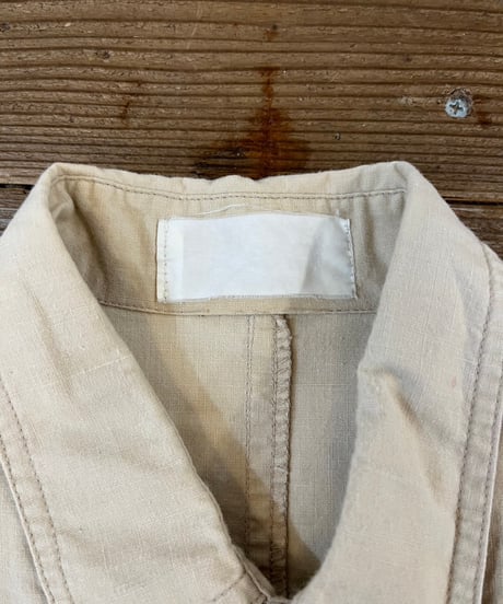 "UNKNOWN" Beige Odd shaped shirt