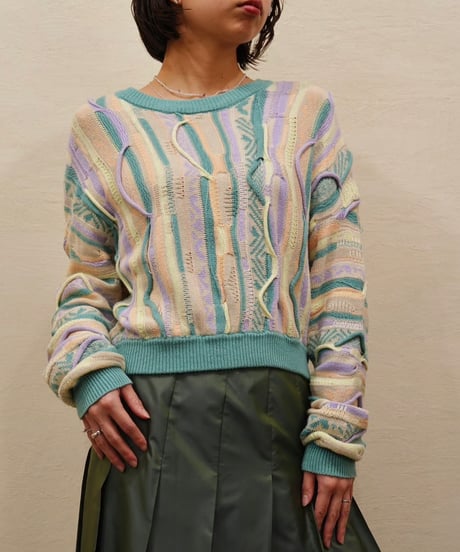 Pastel 3D Short Knit