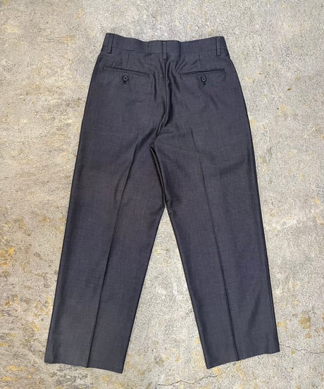 Pin Check Two-pleat Slacks