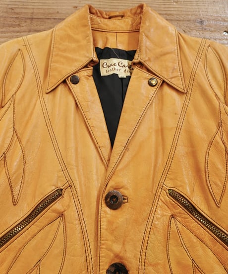70s 『Crae Carlyle』 “ROVER” Style Leather Jacket / size40