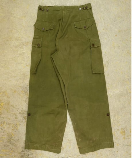 50s オランダ軍 ダブルフェイス カーゴパンツ / size W32 L31 程度