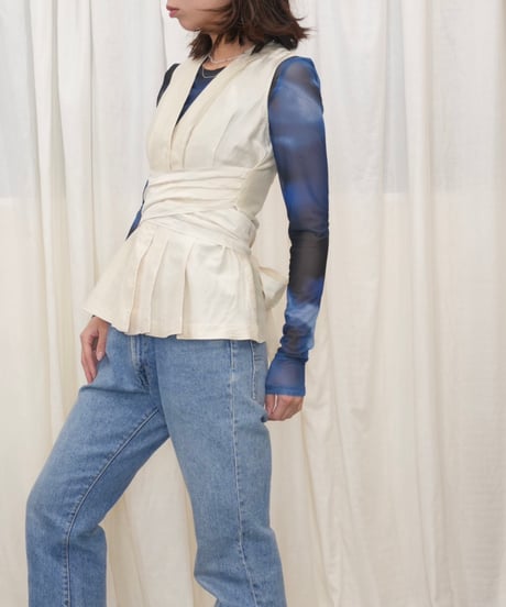 Nuance Marble Sheer Top
