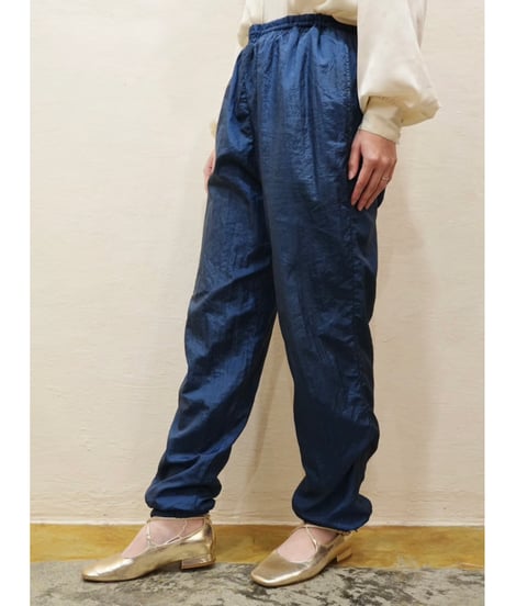 Zippered hem Nylon Pants