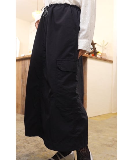 Black Nylon Skirt