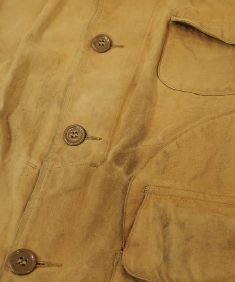 40-50s 『Dry bak』 ダック地 ハンティングジャケット / size 40 程度