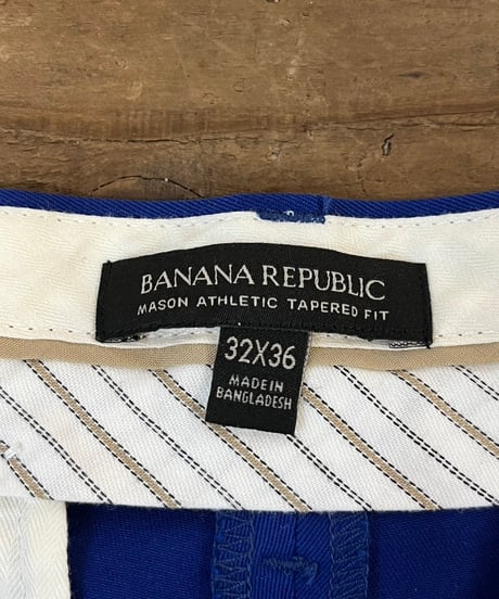 『BANANA REPUBLIC』 Royal blue chinos / size W32 L36