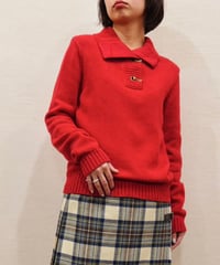 『LRL LAUREN JEANS CO. Ralph Lauren』Metal Closure Cotton Knit