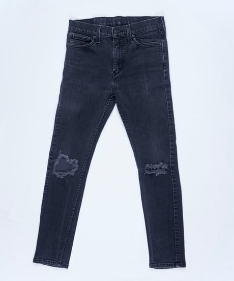 『Levi’s 510』Skinny Crushed Black Jeans