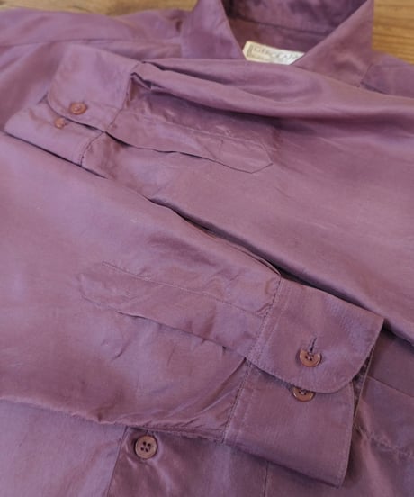 00s Lavender color Silk shirt