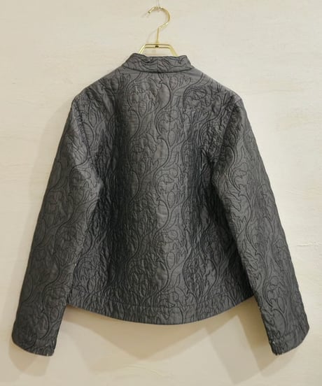 Gray Quilted Jacket