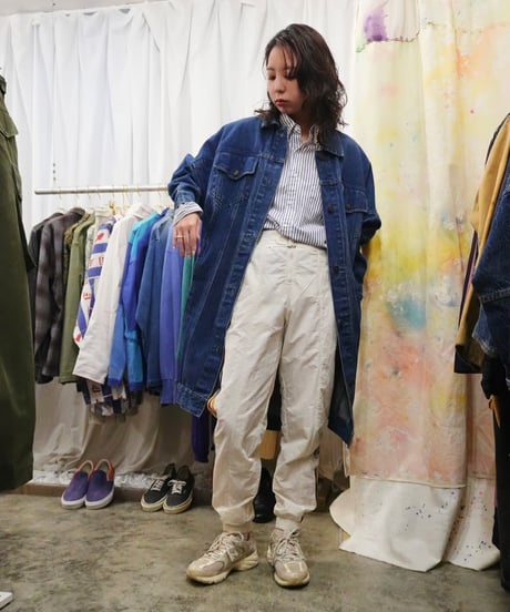 90s Denim Cocoon Coat
