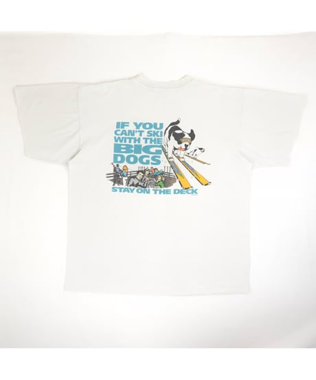 90s "BIG DOGS" Ski Dog T-Shirt "Made in USA" /size XXL