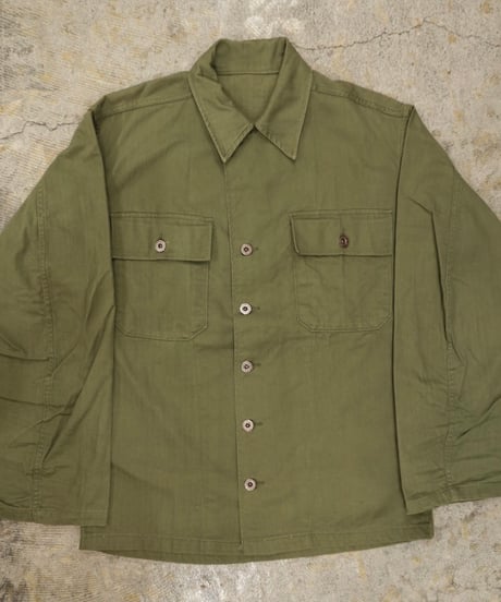 40s DeadStock U.S.ARMY M-47 HBT Utility Jacket / size SMALL