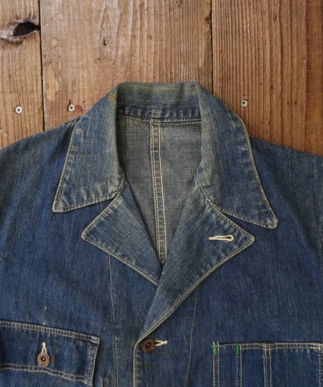 40s WWⅡ 『HERCULES』 Denim coverall / size 38-40程度