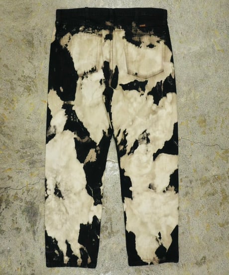 『RUSTLER』 ブラック ブリーチジーンズ / size W34 L30