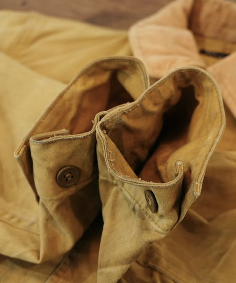 40-50s 『Dry bak』 ダック地 ハンティングジャケット / size 40 程度