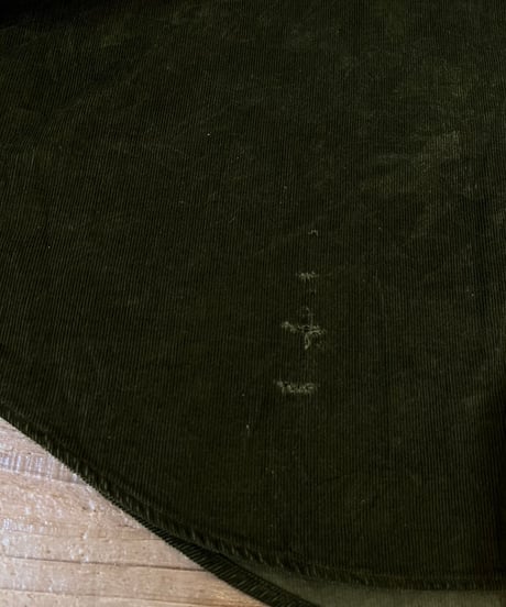 『Ralph Lauren』 Dark green corduroy shirt / size XL