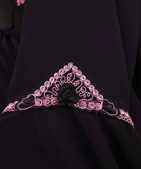 Chiffon Flare Sleeve Robe