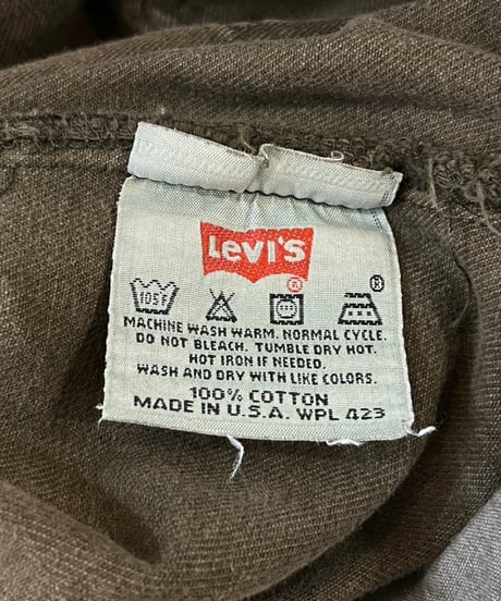 00s 『Levi's 501』 後染め カーキ ”Made in USA” / size W31L32