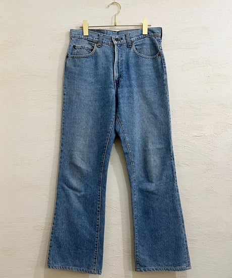 80s 『Levi's 517』 ブーツカット 内股シングル 黒カン / size W31L30程度